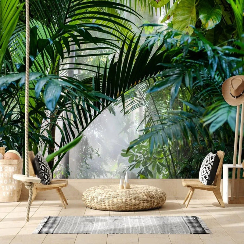 Jungle Papier Peint Feuillage — autocollant