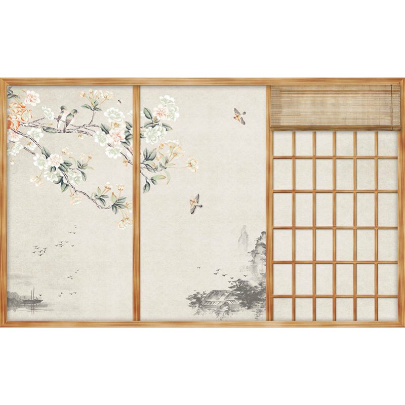 Papier Peint 3D Japonais — autocollant