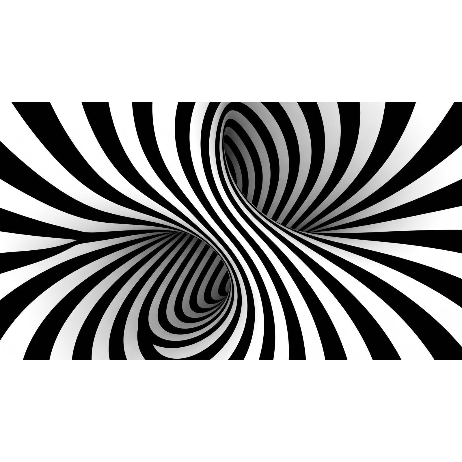 Papier Peint Abstrait Noir Et Blanc - motif