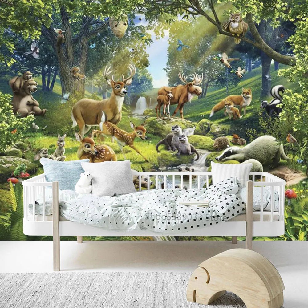 Papier Peint Animaux Foret - Papierpeint-panoramique.fr