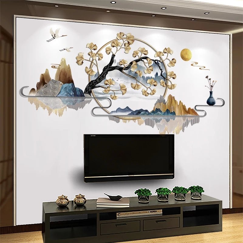 Papier Peint Arbre Japonais — autocollant