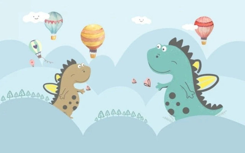 Papier Peint Auto-adhésif Dinosaure — autocollant