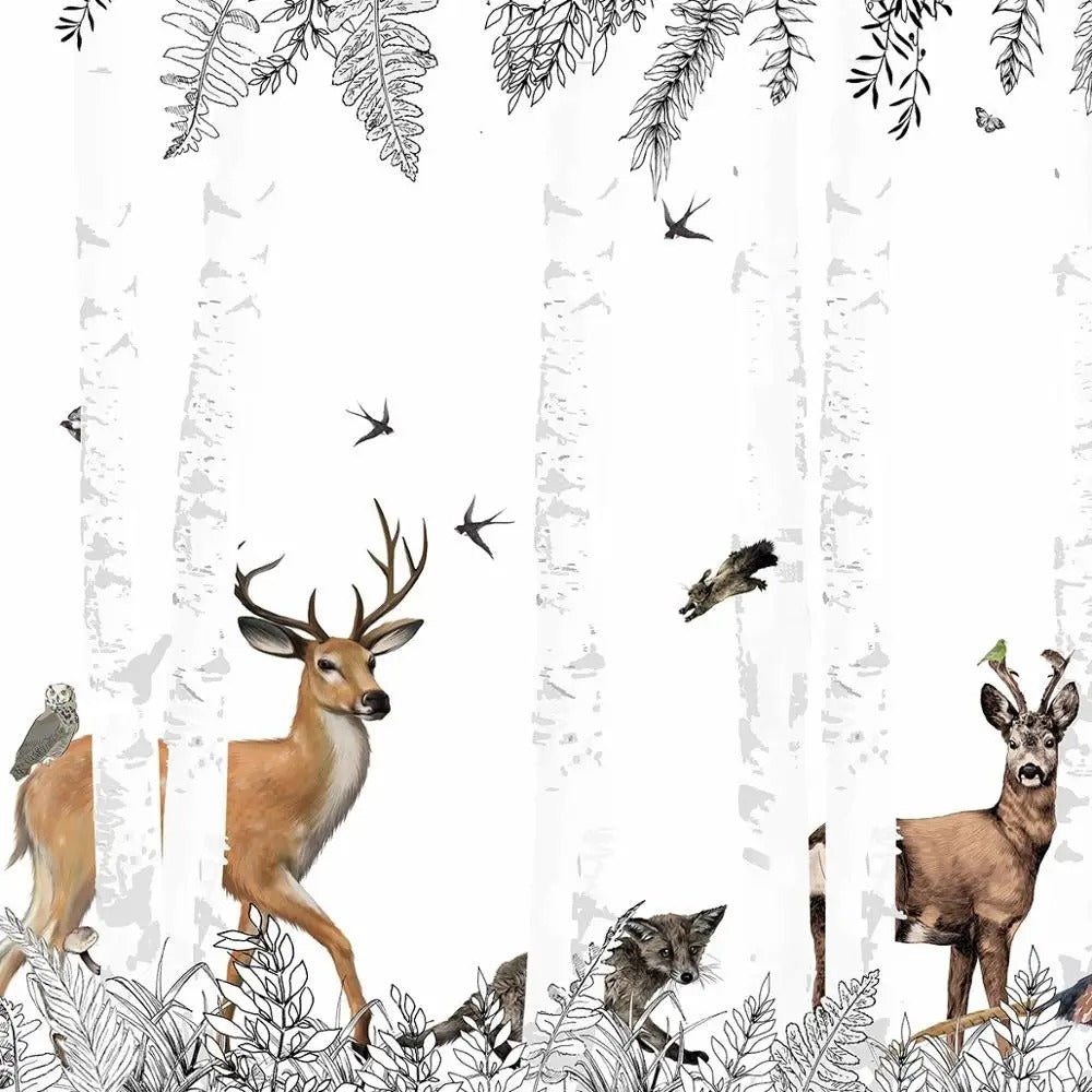 Papier peint biche bebe - Papierpeint-panoramique.fr