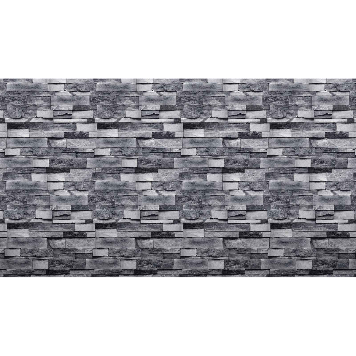 Papier peint brique anthracite - motif