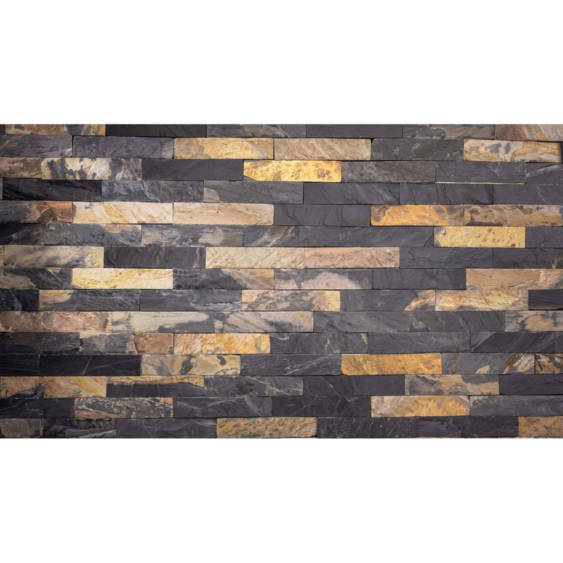 Papier peint brique chambre ado — autocollant