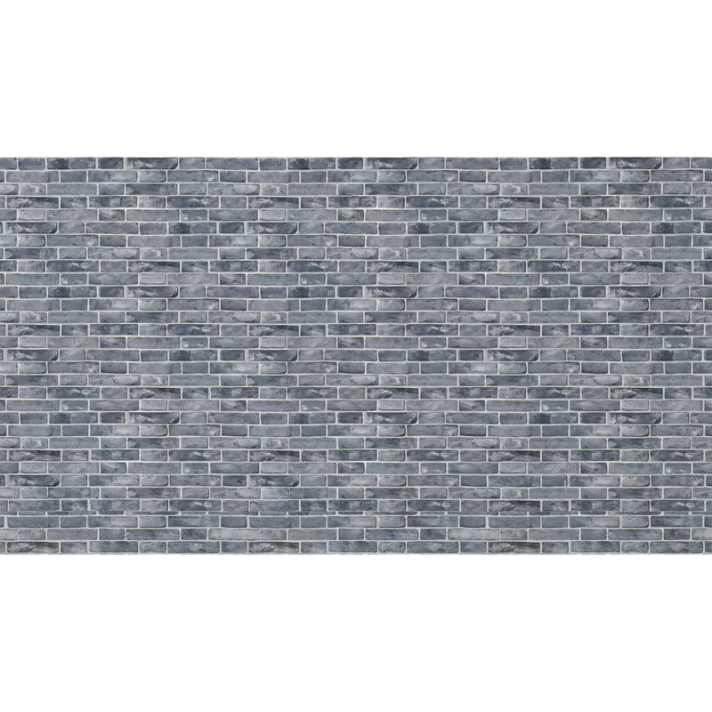 Papier peint brique foncé — autocollant