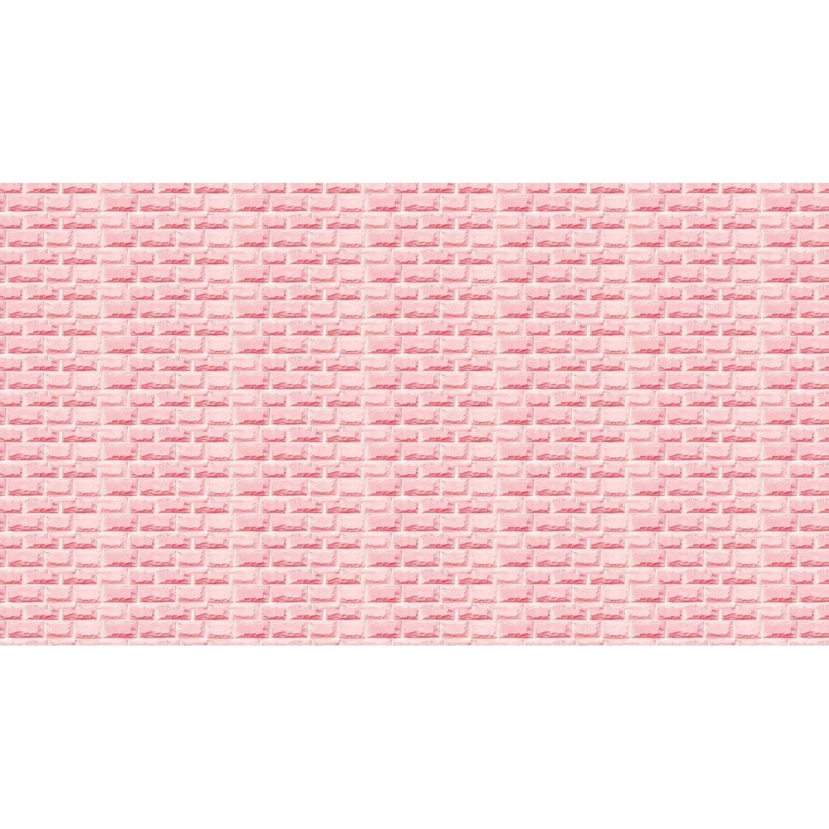 Papier peint brique rose - motif