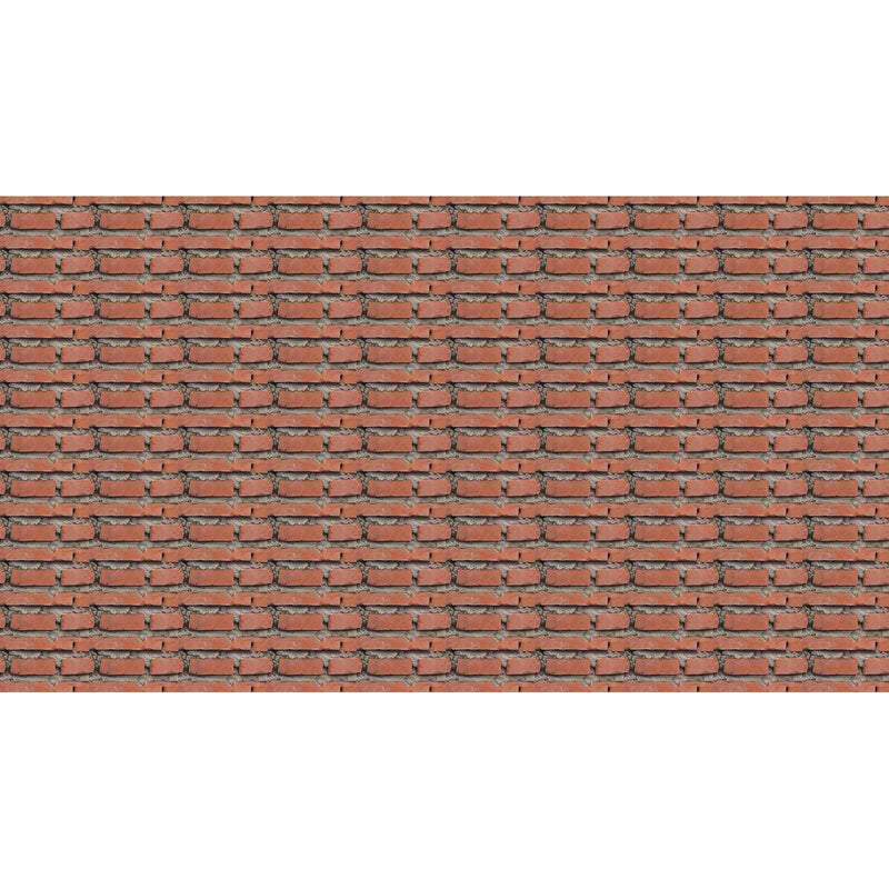 Papier peint brique taupe — autocollant