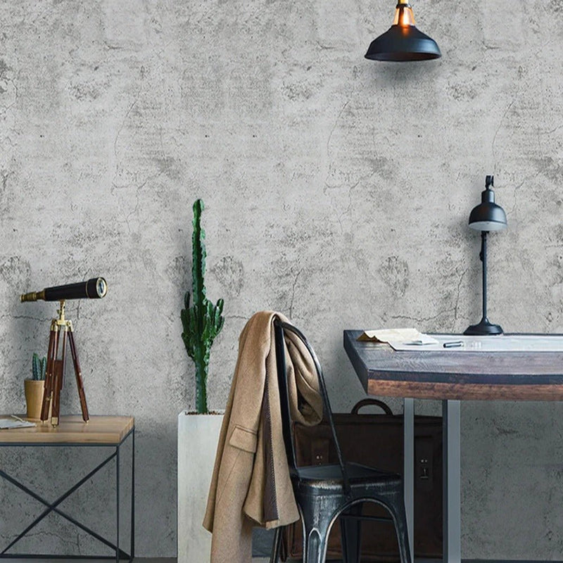 Papier peint bureau industriel — intissé mat premium
