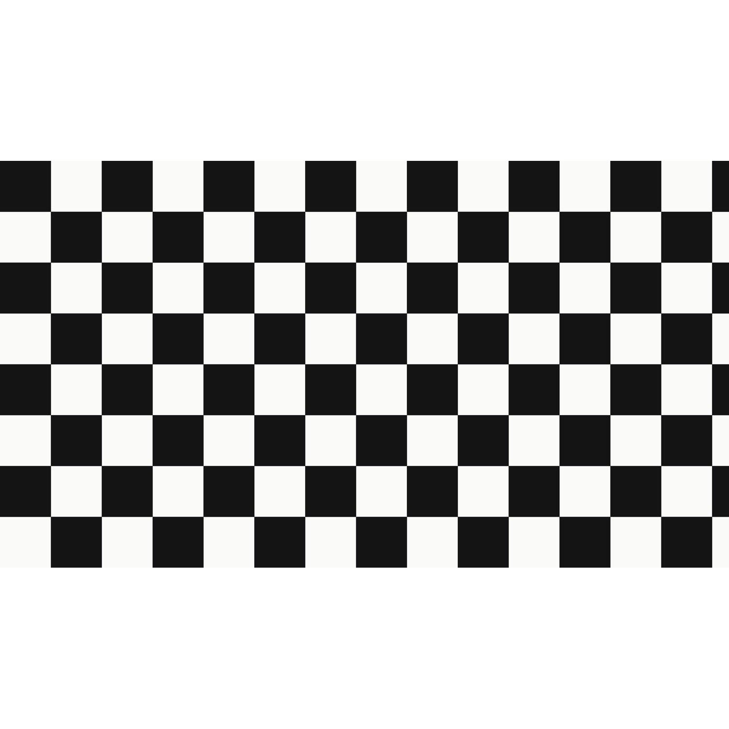 Papier Peint Carreaux Noir Et Blanc - motif