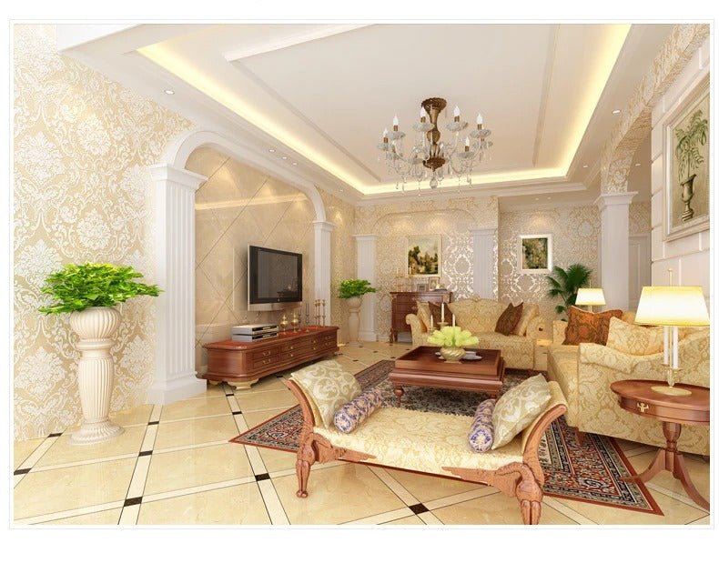 Papier peint couloir beige - Papierpeint-panoramique.fr