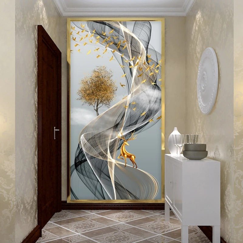 Papier peint couloir moderne — autocollant