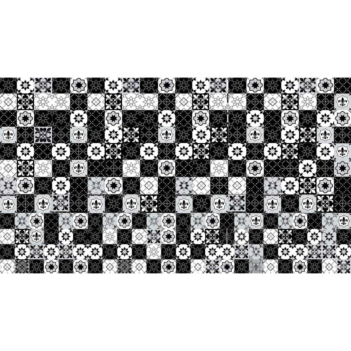 Papier Peint Cuisine Noir Et Blanc - motif