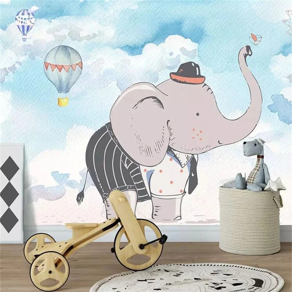 Papier peint elephant bebe - Papierpeint-panoramique.fr