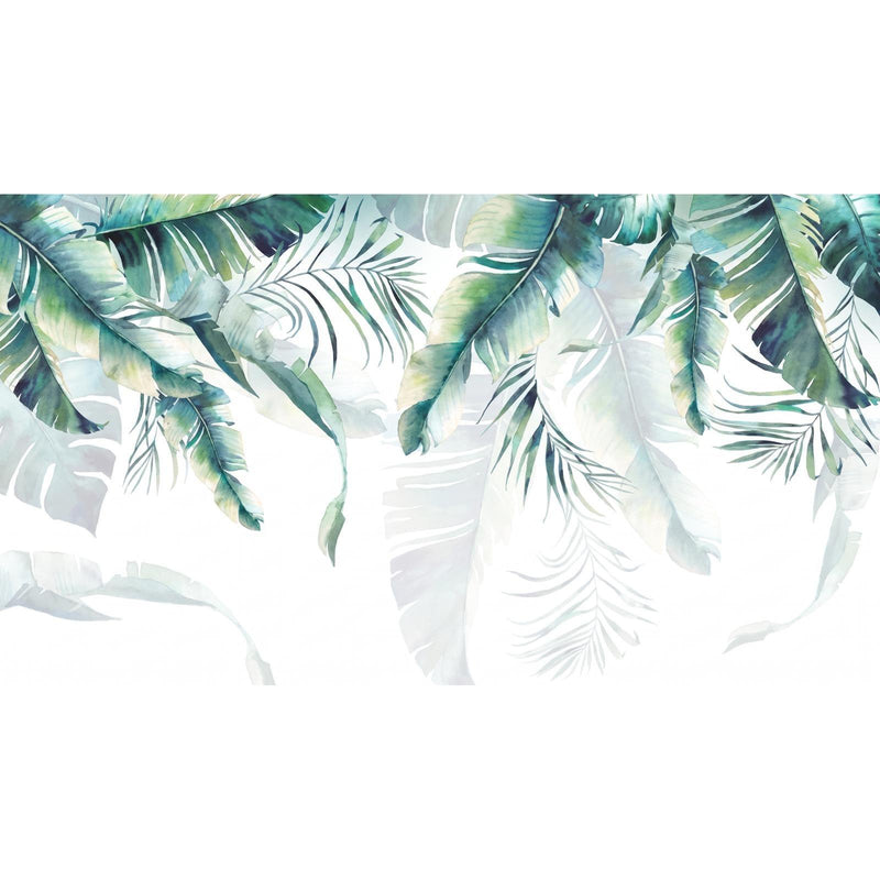 Papier peint feuille de palmier — autocollant