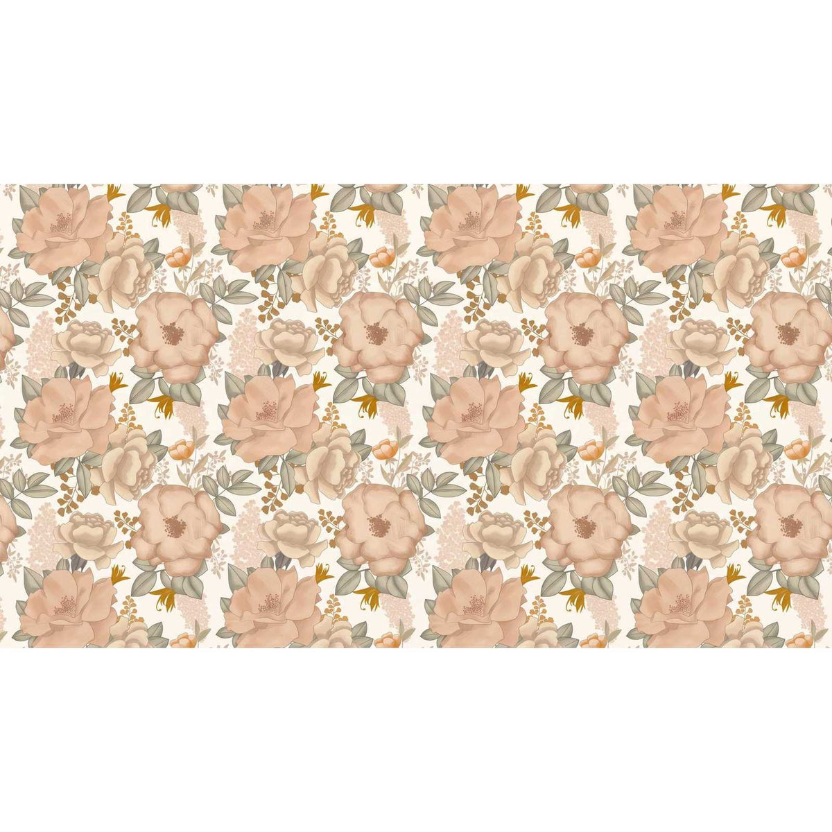 Papier peint fleur geante - motif