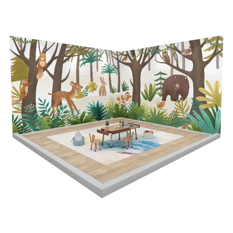 Papier Peint Foret Dessin - Papierpeint-panoramique.fr