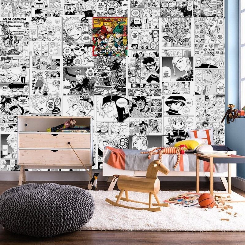 Papier Peint Japonais Manga — intissé mat premium