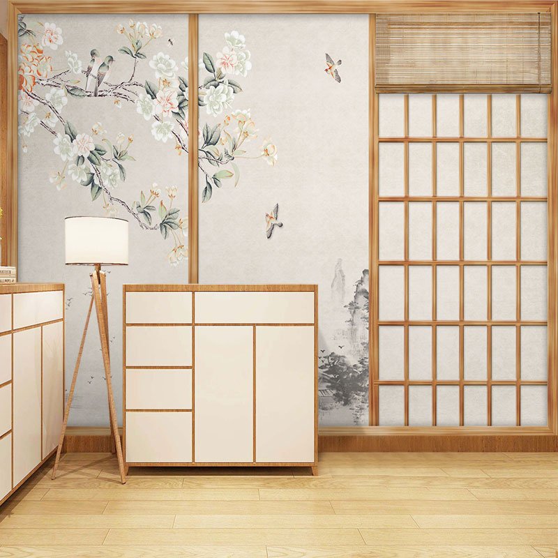 Papier Peint Japonais Zen — autocollant