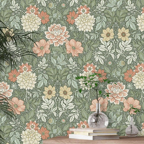 Papier peint jardin fleuri - Papierpeint-panoramique.fr