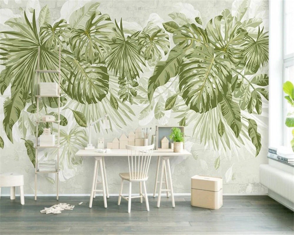 Papier peint jungle moderne - motif