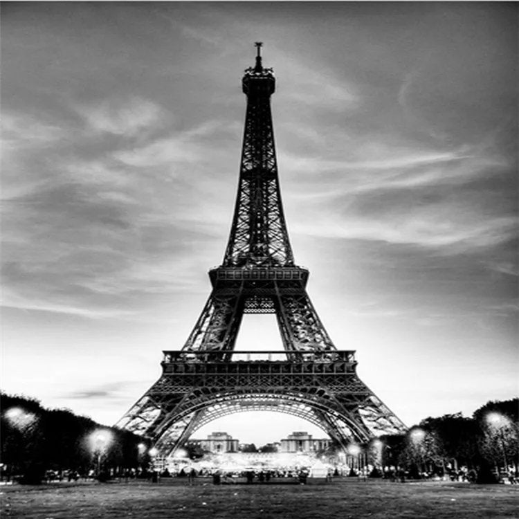 Papier Peint Paris Noir Et Blanc - Papierpeint-panoramique.fr