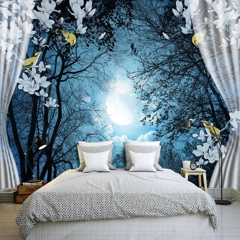 Papier Peint Paysage Noir Et Blanc — intissé mat premium