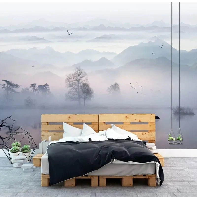 Papier peint paysage tete de lit - Papierpeint-panoramique.fr