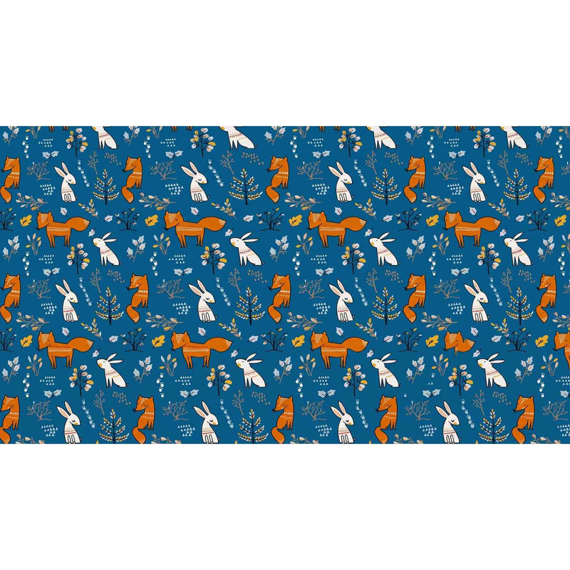 Papier peint renard bebe — autocollant