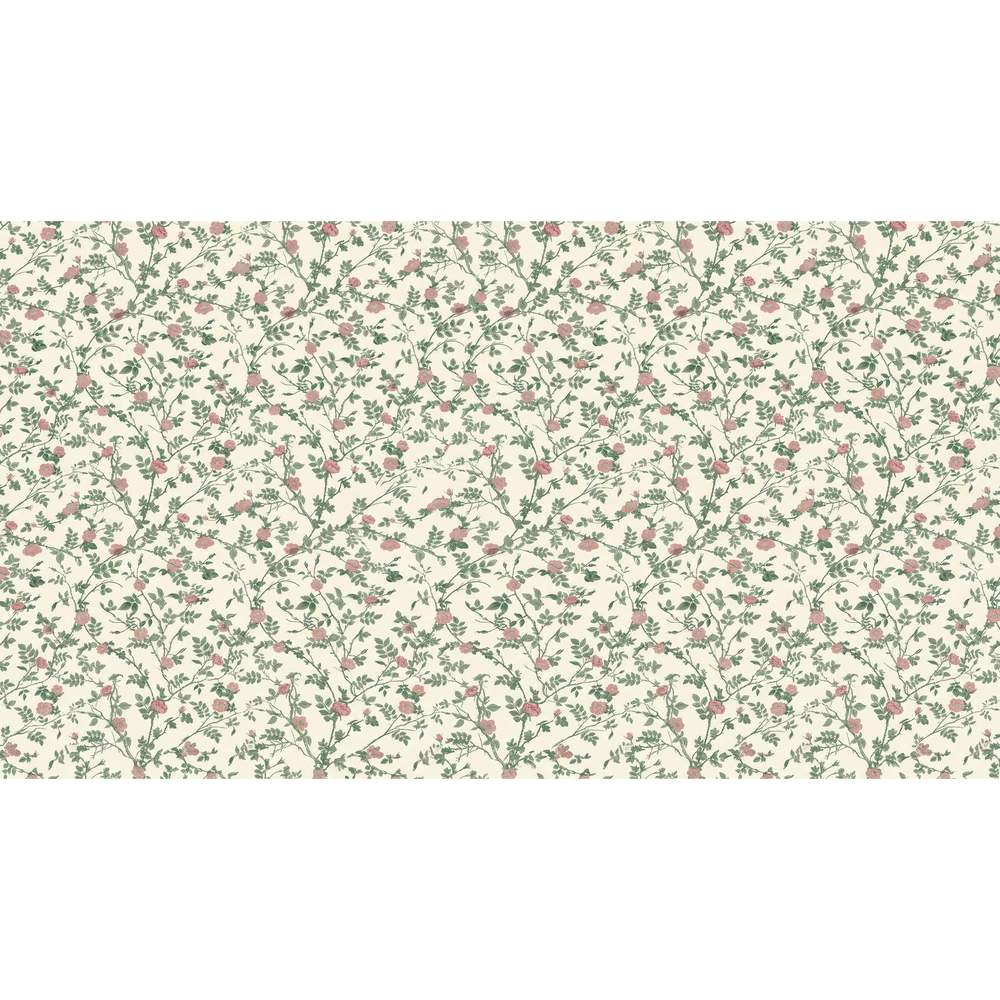Papier peint tapisserie fleuri vintage anglais cottage - motif