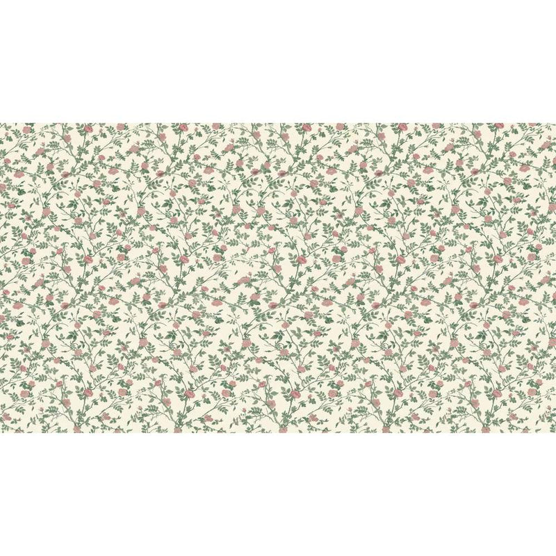 Papier peint tapisserie fleuri vintage anglais cottage — autocollant