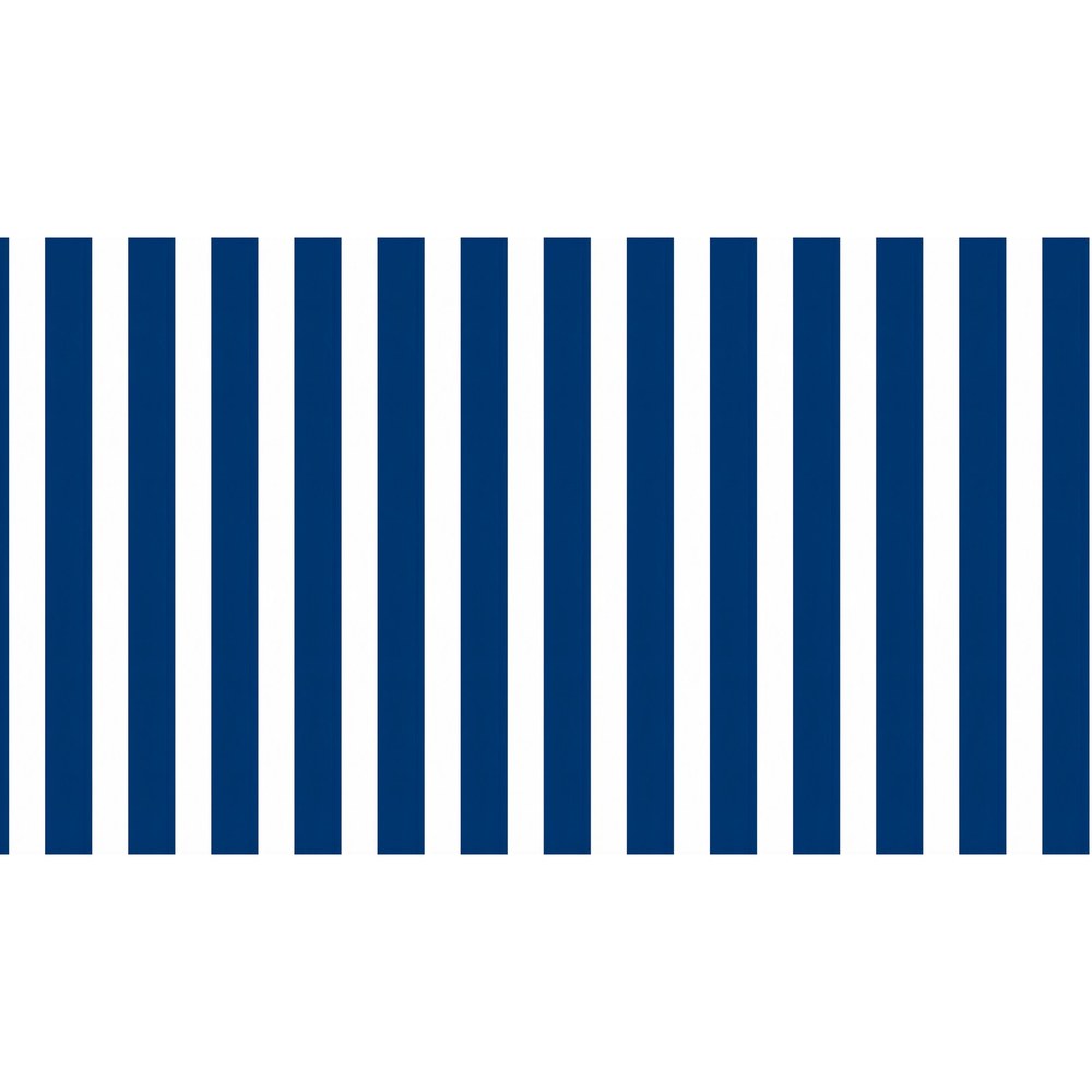 Papier peint tapisserie larges rayures bleu marine - motif