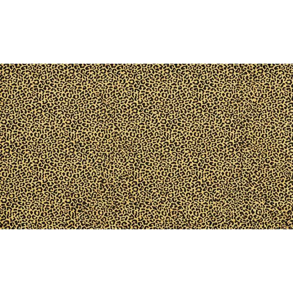Papier peint tapisserie léopard jaune audacieux - motif