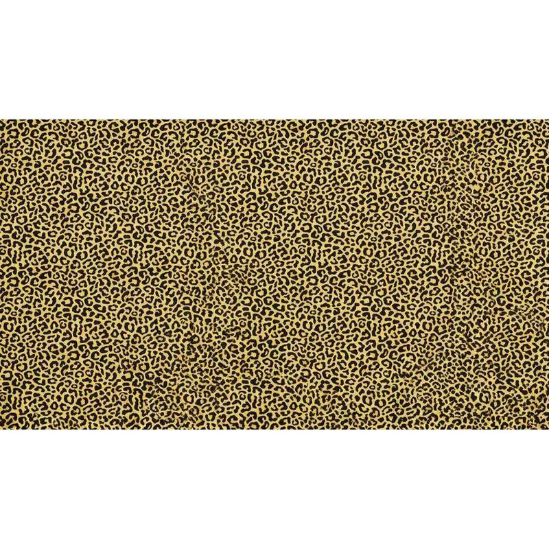 Papier peint tapisserie léopard jaune audacieux — autocollant