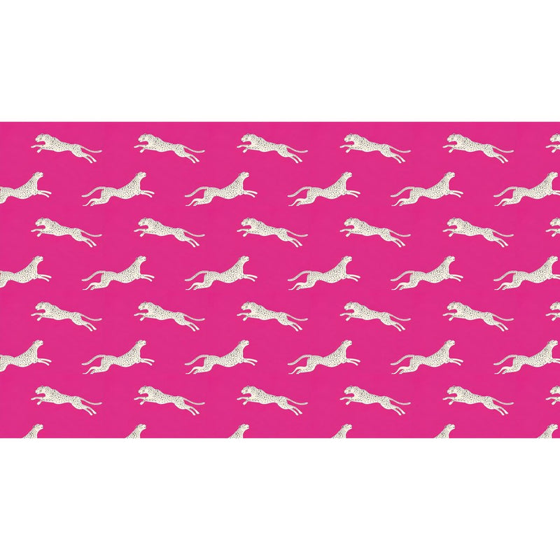 Papier peint tapisserie léopard violet pop — autocollant
