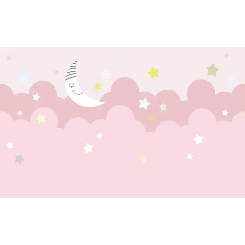 Papier peint tapisserie nuages cotonneux pour enfant — autocollant