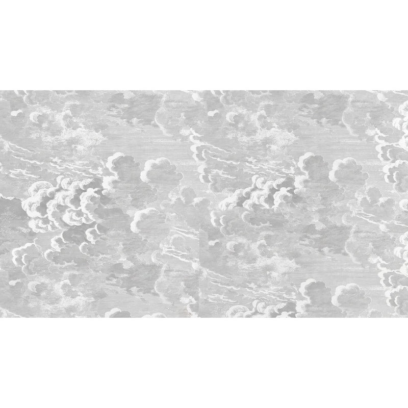 Papier peint tapisserie nuages noir et blanc — autocollant
