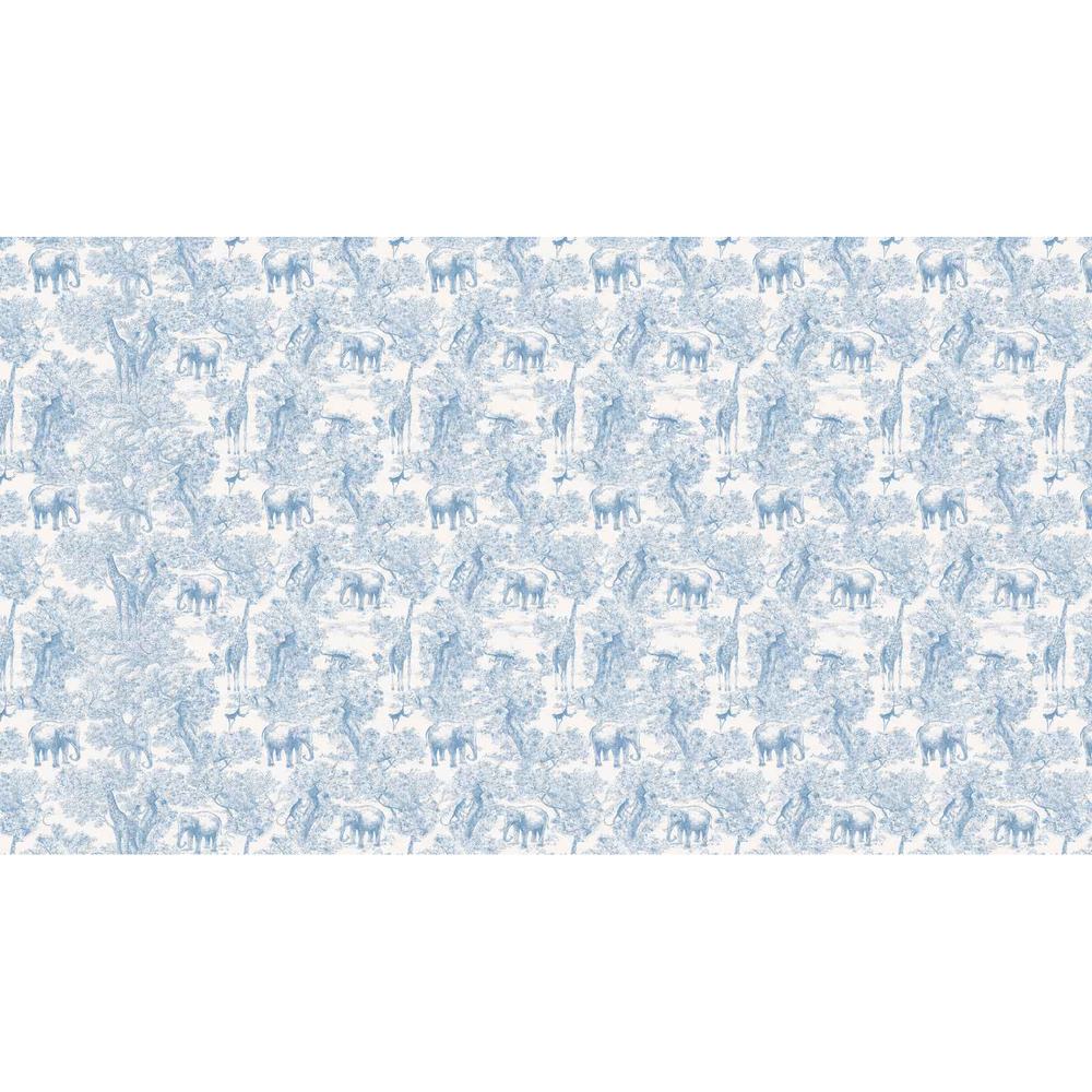 Papier peint tapisserie panoramique toile de Jouy - motif