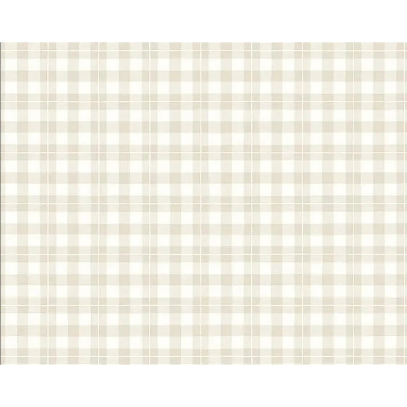 Papier peint tapisserie tartan écossais beige clair — autocollant