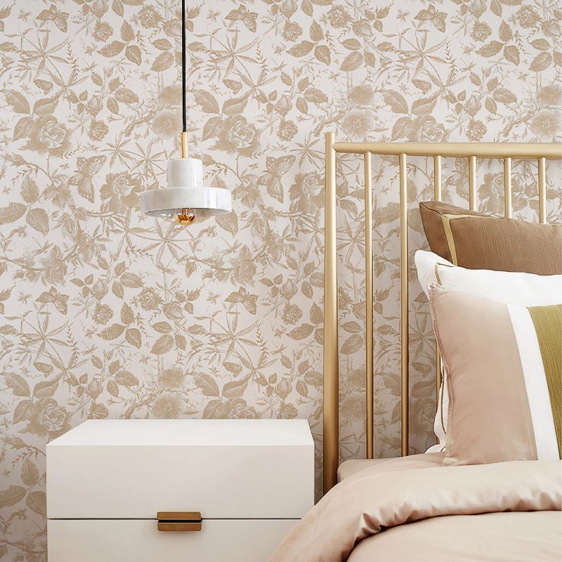 Papier peint tete de lit chambre — intissé mat premium