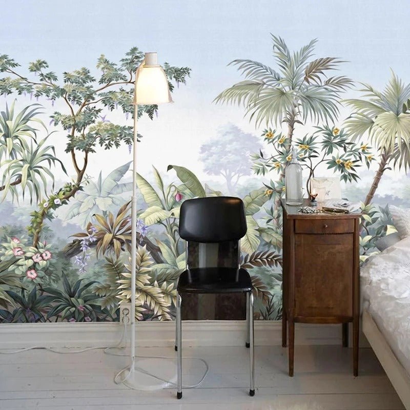 Papier peint tropical tete de lit - Papierpeint-panoramique.fr