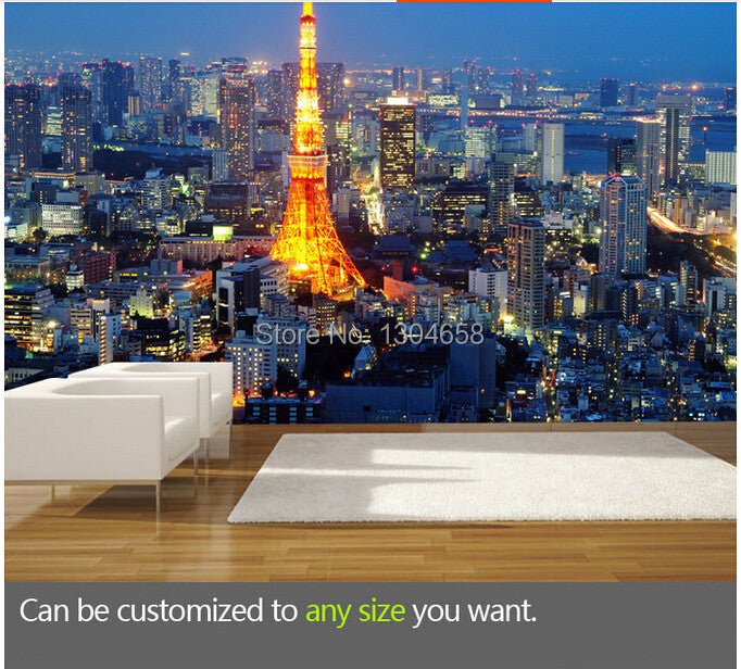Papier Peint Ville Tokyo — intissé mat premium