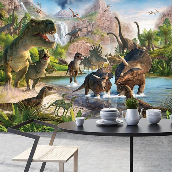 Chambre Papier Peint Dinosaure - Papierpeint-panoramique.fr