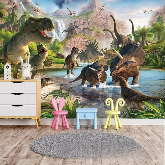 Chambre Papier Peint Dinosaure - Papierpeint-panoramique.fr