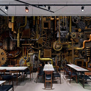Papier peint 3D style industriel - Papierpeint-panoramique.fr
