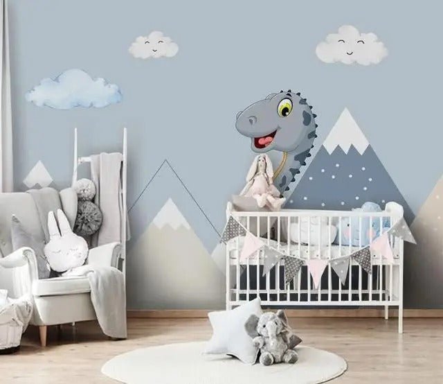 Papier Peint Auto-adhésif Dinosaure — intissé mat premium