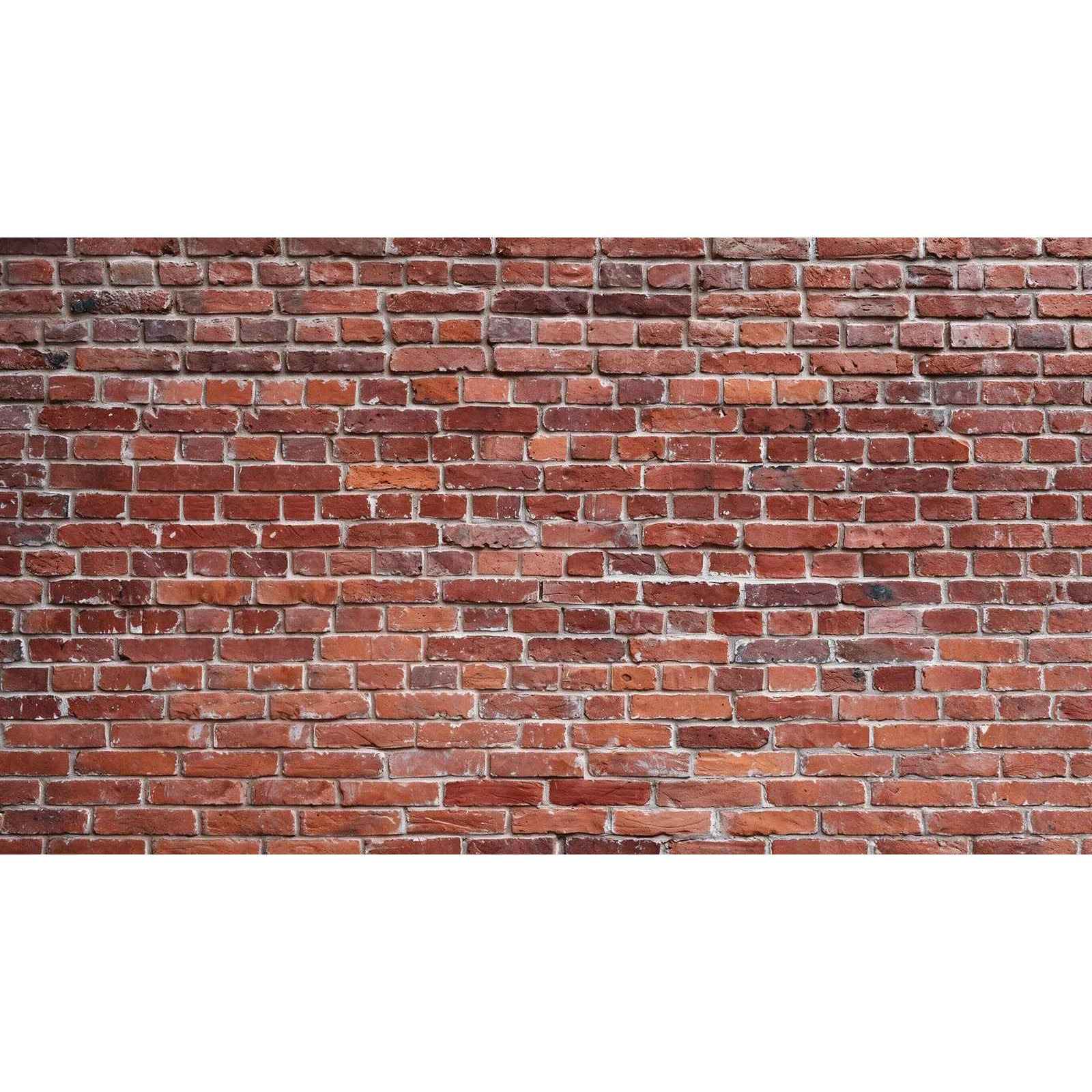Papier peint brique rouge - motif
