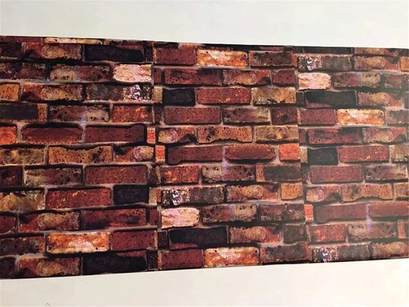 Papier peint briques vieilles — autocollant