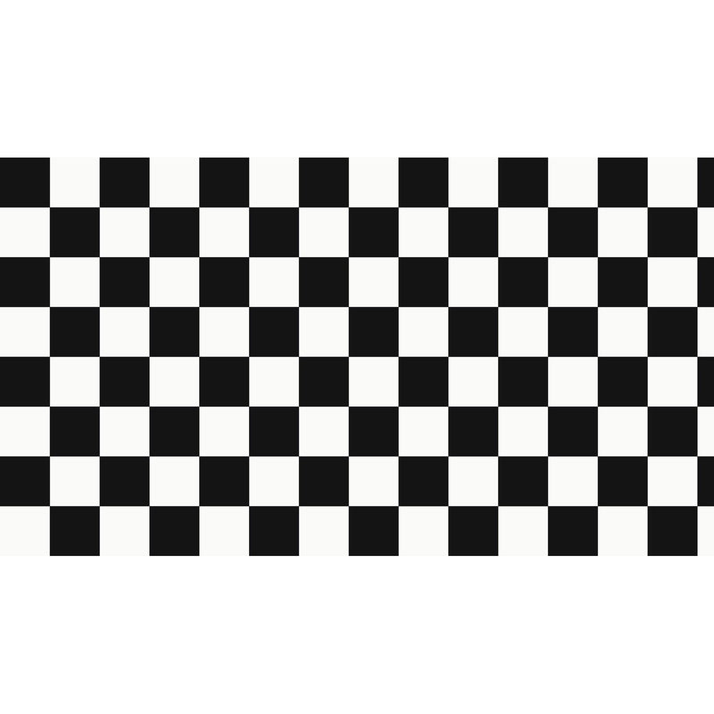 Papier Peint Carreaux Noir Et Blanc — autocollant
