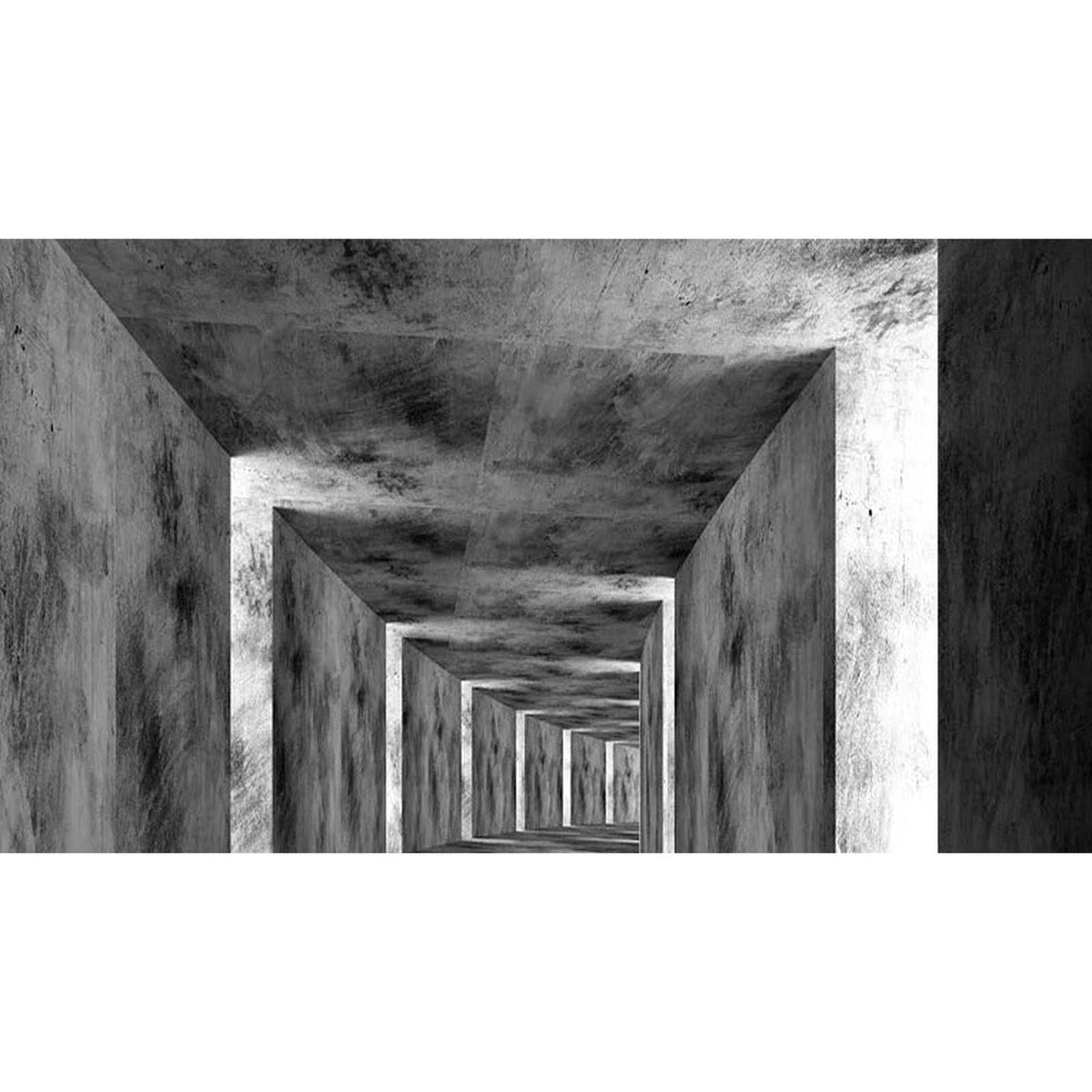 Papier peint couloir gris - motif